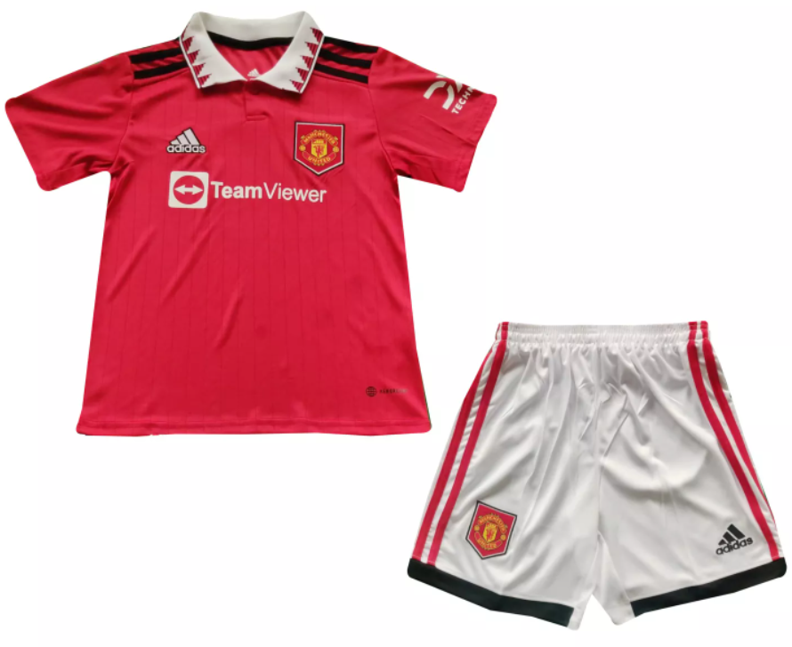 Kit infantil I Manchester United 2022 2023 Adidas oficial 